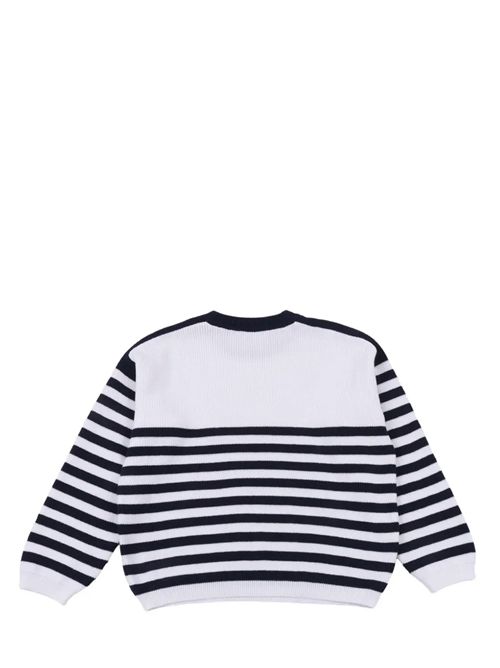 Maglia a righe Balmain | BY9A20X0018100BL