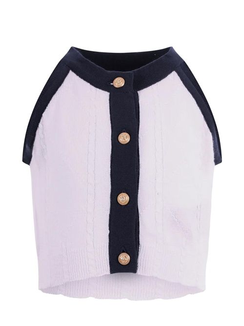 Top a trecce Balmain | BY9A32X0018100BL