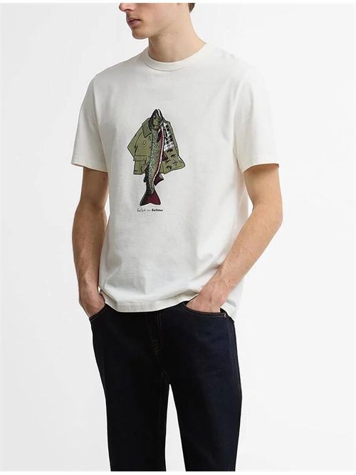 T-shirt con stampa BARBOUR X PAUL SMITH | MTS1612WH32