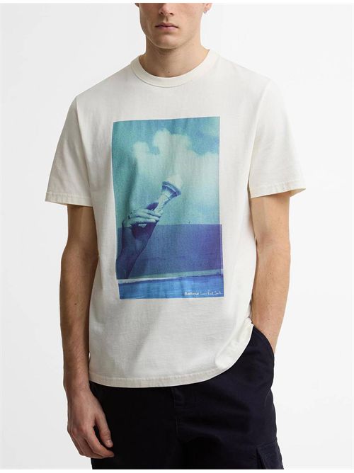 T-shirt con stampa BARBOUR X PAUL SMITH | MTS1613WH32
