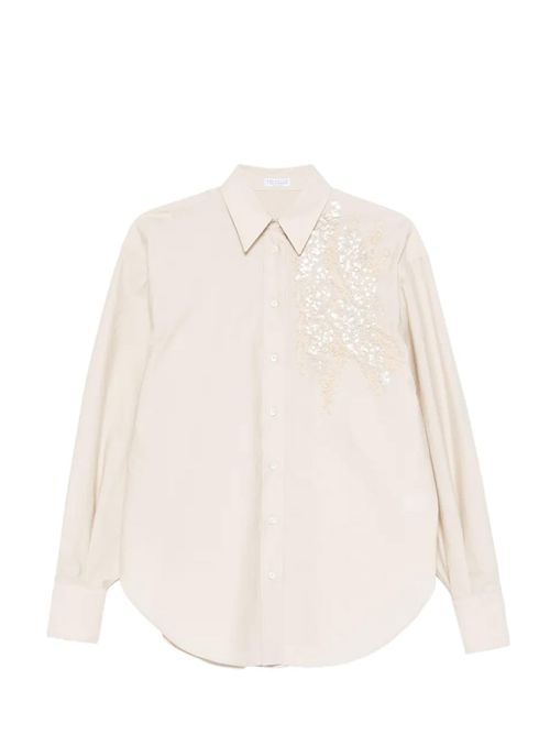 Camicia con paillettes Brunello Cucinelli | M0F79RJ926C9593