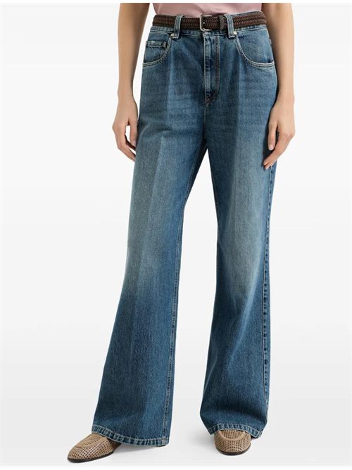 Jeans con pieghe Brunello Cucinelli | MA095P4045C9039