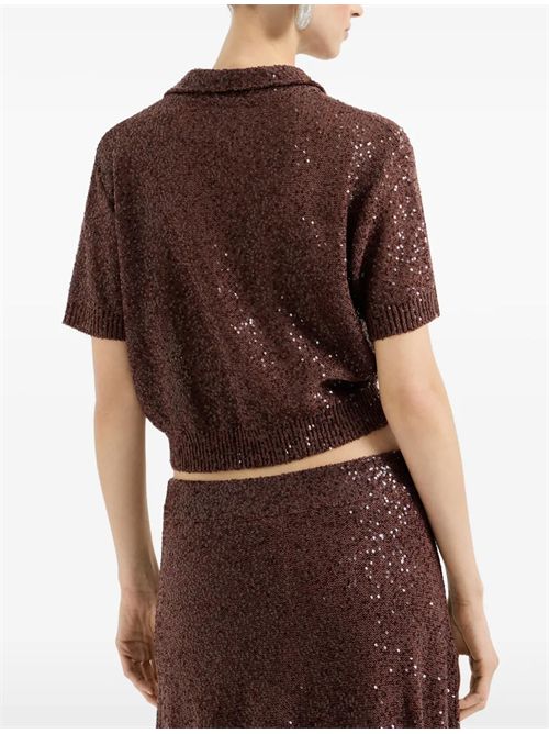 Maglia con paillettes Brunello Cucinelli | MDJ547605C9092