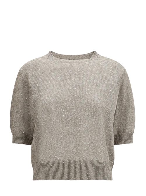 Maglia con paillettes Brunello Cucinelli | MDT746400C9089