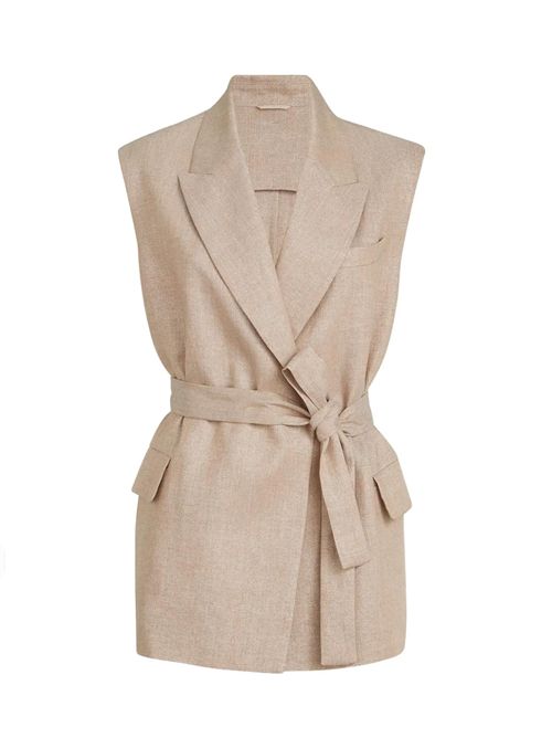 Gilet con cintura Brunello Cucinelli | MH5267774C920