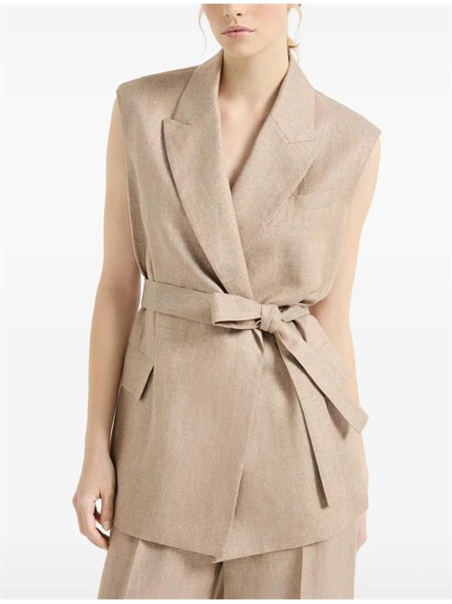Gilet con cintura Brunello Cucinelli | MH5267774C920