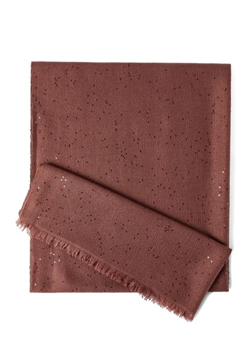 Sciarpa con paillettes Brunello Cucinelli | MSC915029C9092