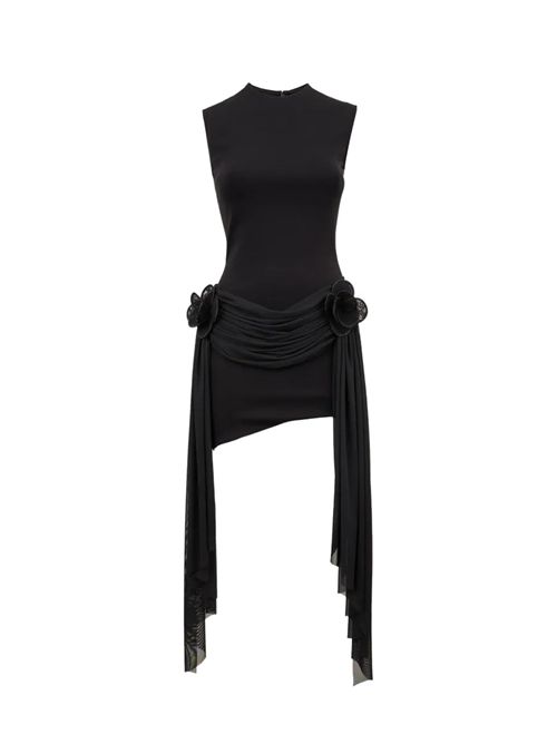 Abito con drappeggio David Koma | RE26DK46DBLACK