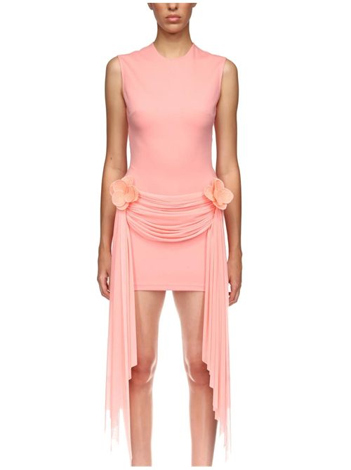 Abito con drappeggio David Koma | RE26DK46DPEACH