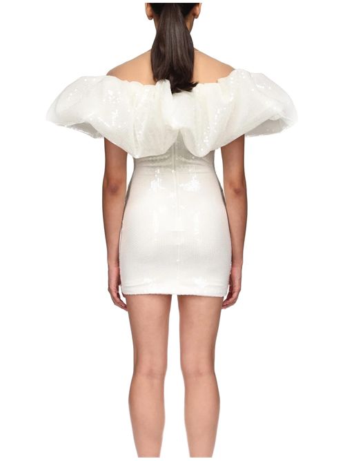 Abito con paillettes David Koma | RE26DK56DWHITE