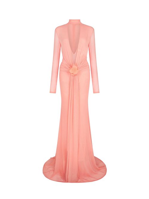 Abito con drappeggio David Koma | RE26DK71DLPEACH