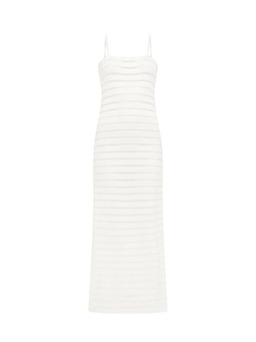 Abito in maglia a righe David Koma | RE26DKKN01DWHITE
