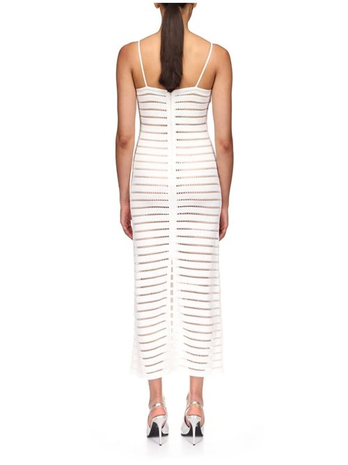 Abito in maglia a righe David Koma | RE26DKKN01DWHITE