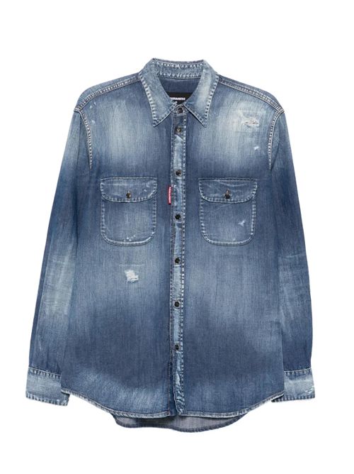 Camicia in denim Dsquared2 | S71DM0834S30341470