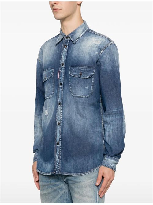 Camicia in denim Dsquared2 | S71DM0834S30341470