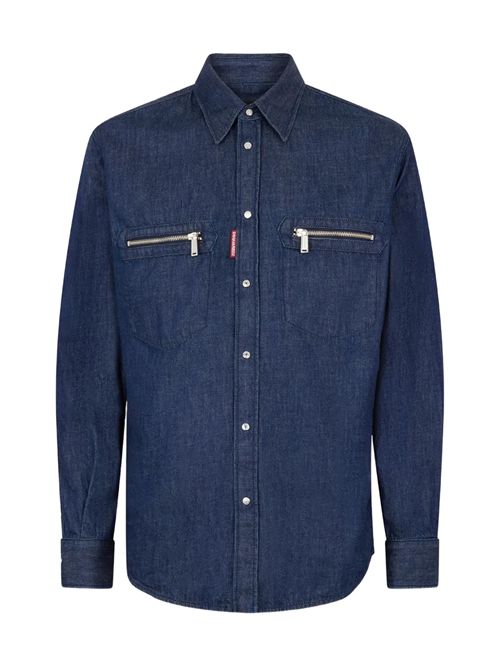 Camicia Biker Dsquared2 | S74DM1009D30029470