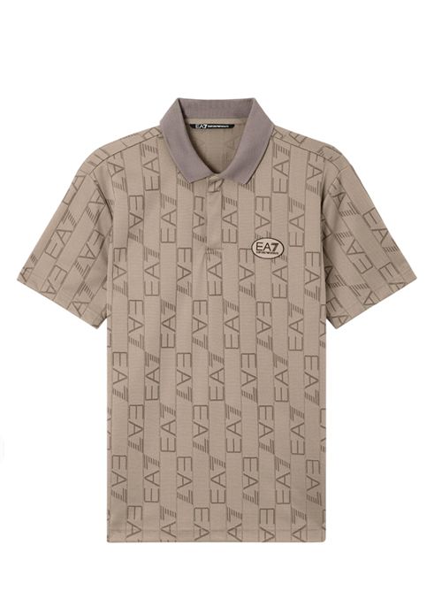 Polo con stampa E.A. 7 | 7M001287AF22277F1039