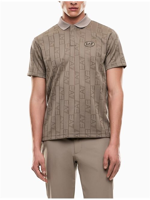 Polo con stampa E.A. 7 | 7M001287AF22277F1039