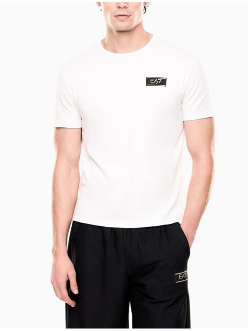 T-shirt con patch logo E.A. 7 | 7M001331AF13739U0004