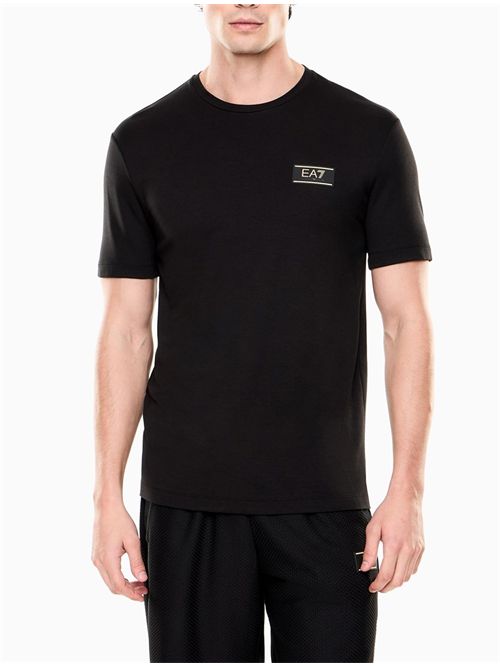 T-shirt con patch logo E.A. 7 | 7M001331AF13739UC001