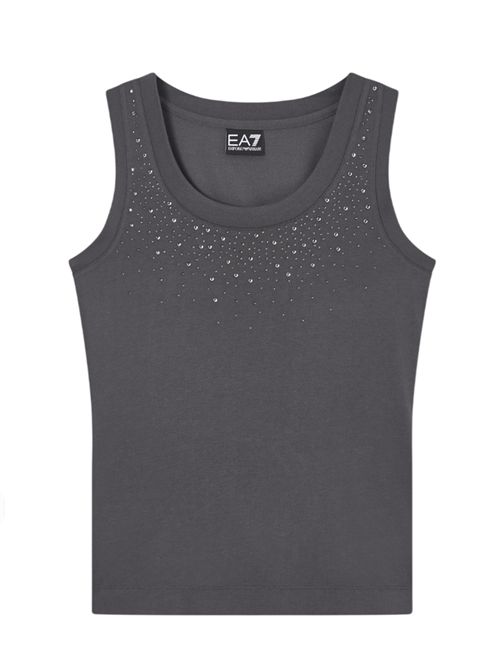 Top con strass E.A. 7 | 7W001014AF13919U8111