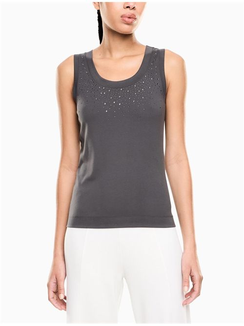 Top con strass E.A. 7 | 7W001014AF13919U8111