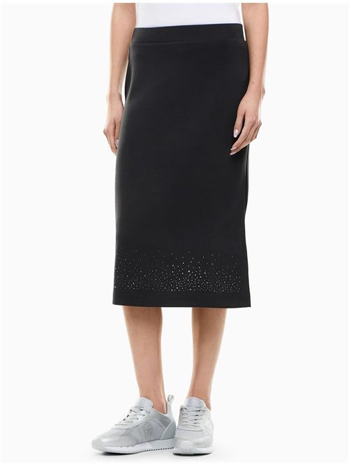 Gonna con strass E.A. 7 | 7W001020AF24375U8111