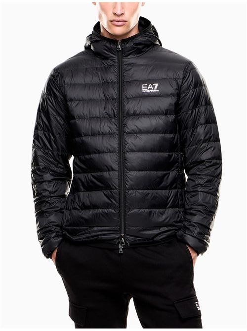 Pumino con cappuccio E.A. 7 | 8NPB24PNGPZ1200