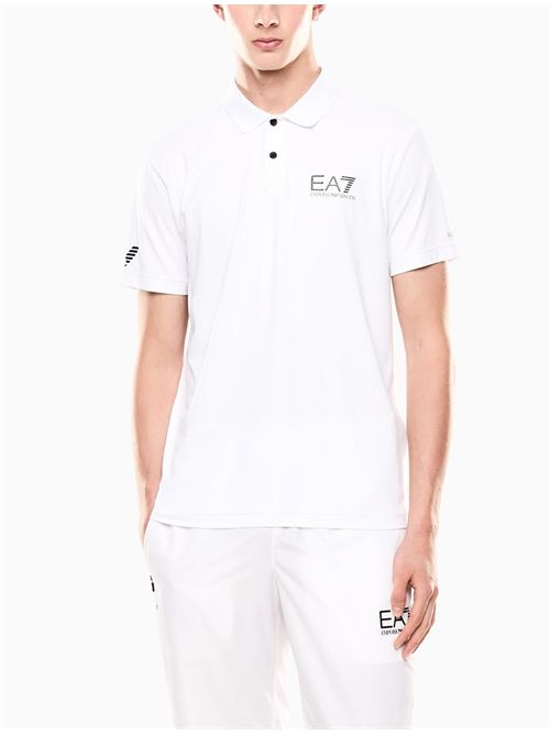 Polo con logo E.A. 7 | 8NPF23PJEMZ1100
