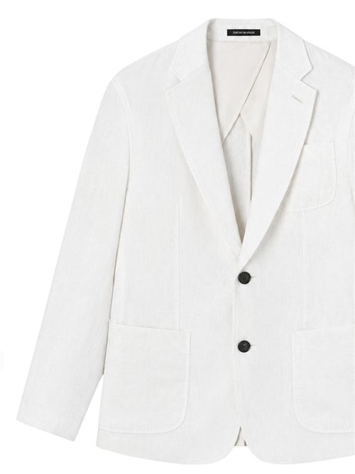 Giacca monopetto in lino Emporio Armani | EM000070TE10410U0006