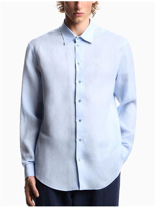 Camicia in lino Emporio Armani | EM000099TE10157O9002