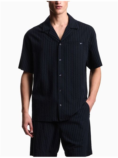 Camicia in seesucker Emporio Armani | EM000593AF20430UB102