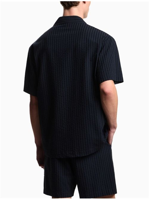 Camicia in seesucker Emporio Armani | EM000593AF20430UB102