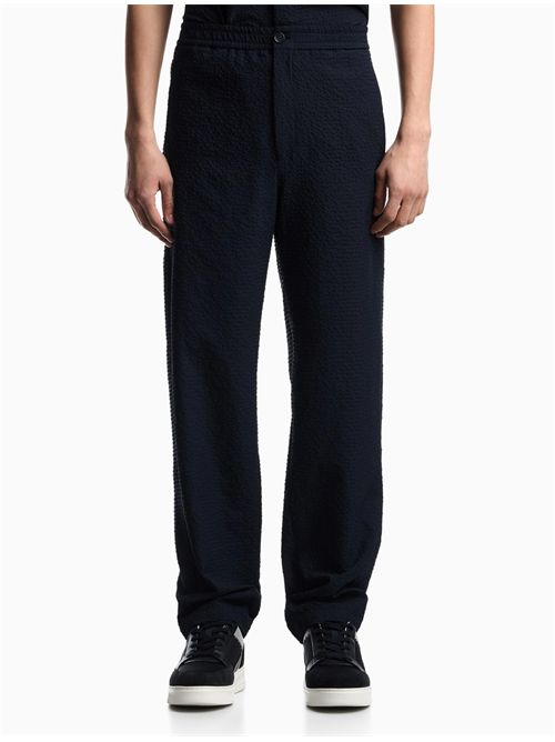 Pantaloni in seersucker Emporio Armani | EM005518TE20392UB109