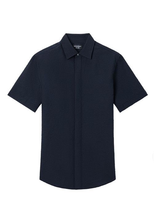 Camicia in seesucker Emporio Armani | EM005655TE20392UB109