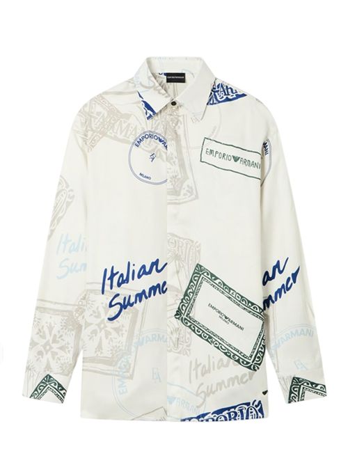 Camicia con stampa Emporio Armani | EM005762AF13285FZ033