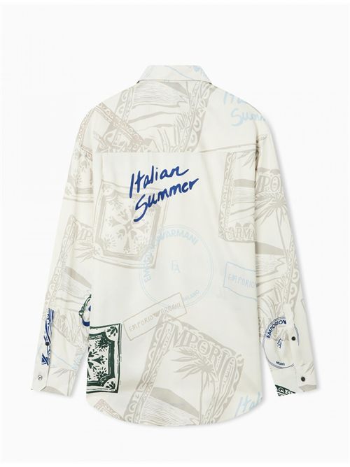 Camicia con stampa Emporio Armani | EM005762AF13285FZ033