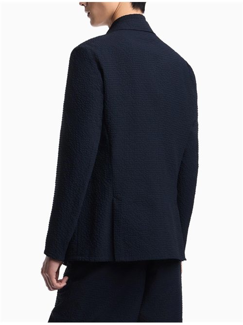 Giacca in seersucker Emporio Armani | EM005801TE20392UB109