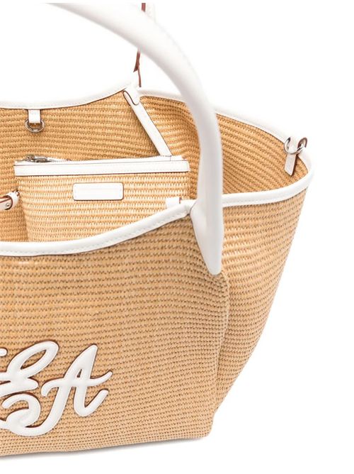 Shopper in paglia Emporio Armani | EW001009AF25819M1335