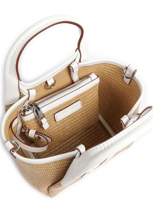 Shopper piccola in paglia Emporio Armani | EW001011AF25819M1335