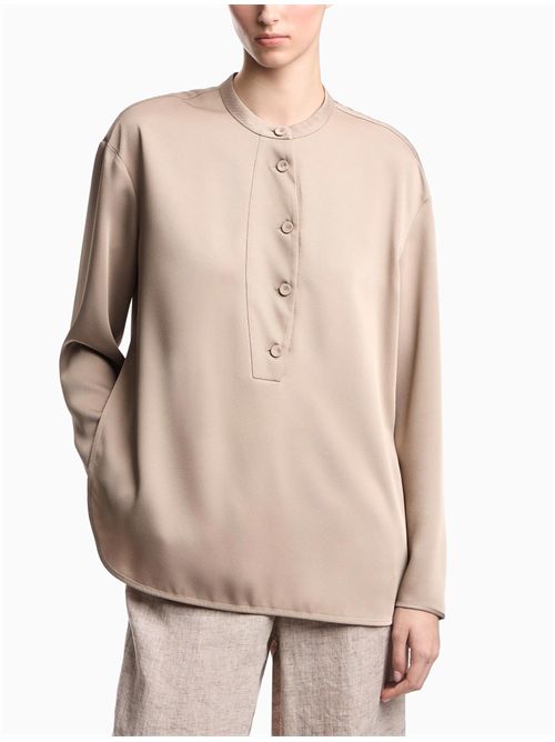 Camicia con collo guru Emporio Armani | EW003319AF20495U6155