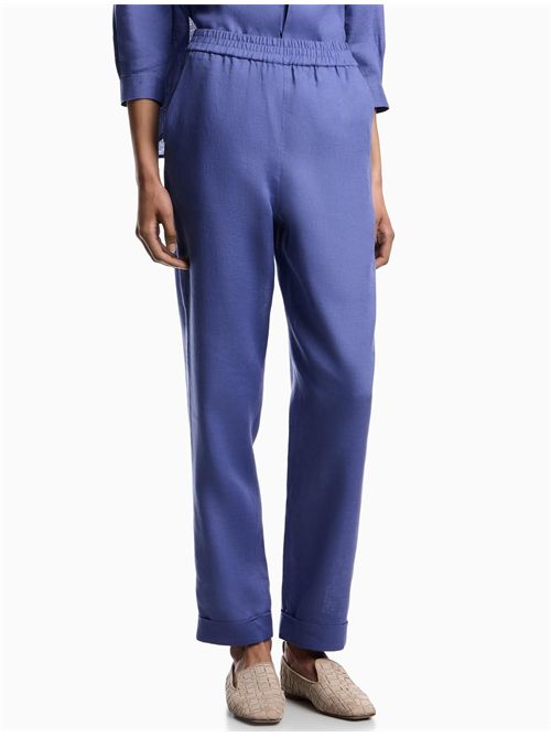 Pantaloni in lino Emporio Armani | EW003326TE14012UA024