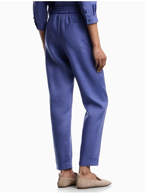 Pantaloni in lino Emporio Armani | EW003326TE14012UA024