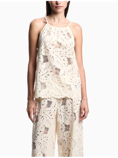 Top beachwear in pizzo Emporio Armani | EW003454AF20798U1054