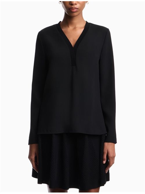 Blusa con scollo a V Emporio Armani | EW003462AF12696UC001