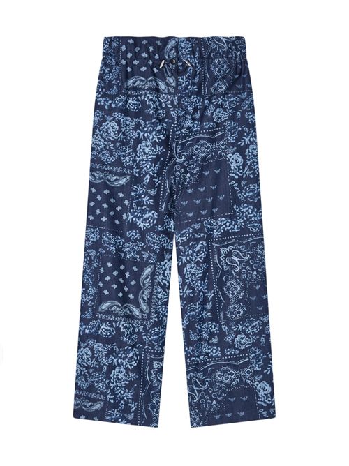 Pantaloni in chambray Emporio Armani | EW003487AF21079FB002