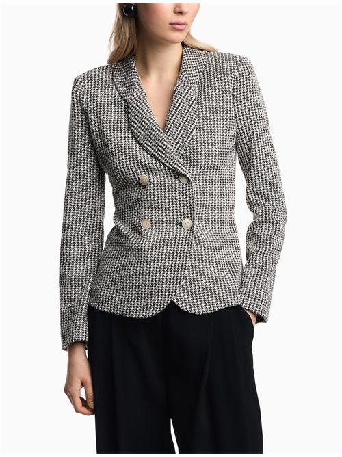 Giacca con pied de poule Emporio Armani | EW003586AF21217F0053