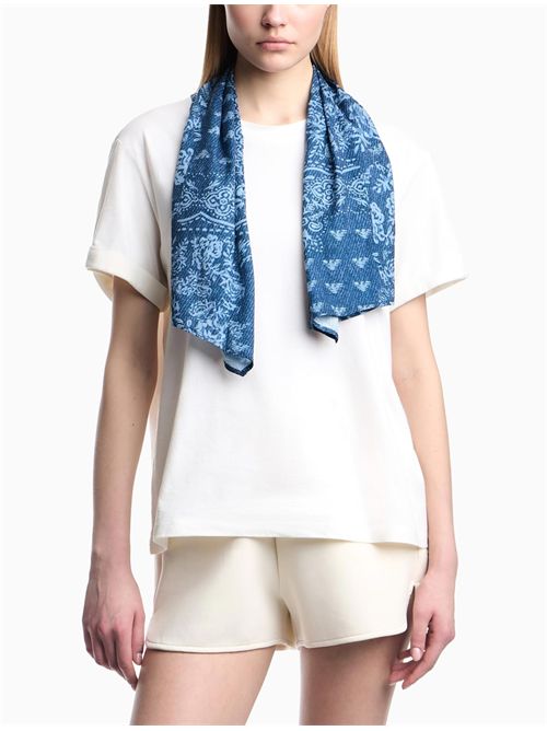 T-shirt con collo foulard Emporio Armani | EW003601AF13318M0019