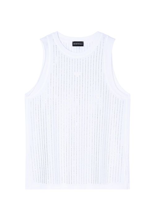 Top con strass Emporio Armani | EW003602AF10003U0002