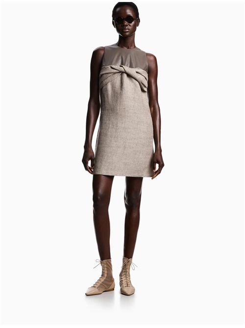 Abito in tela pesante di lino Emporio Armani | EW003620AF21546U1052